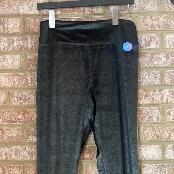 VICTORIA SECRET HIGH WAIST FULL LENGTH VELVET LEGGING LARGE NEW - Picture 4 of 8